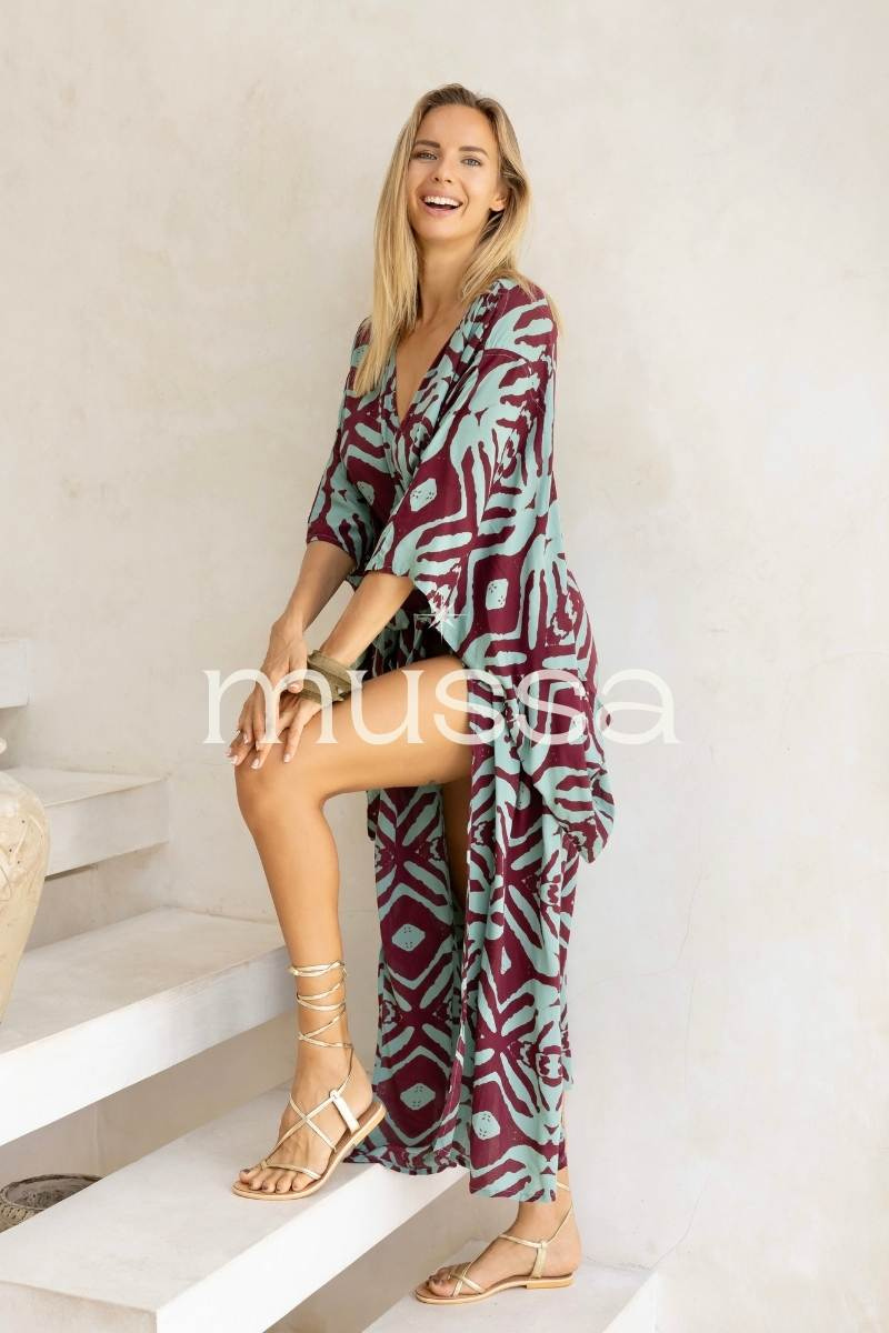 Kimono Puno Burdeos