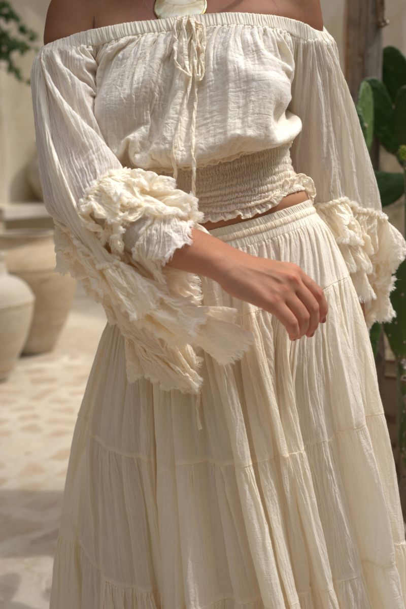 Blusa Crema Emilia
