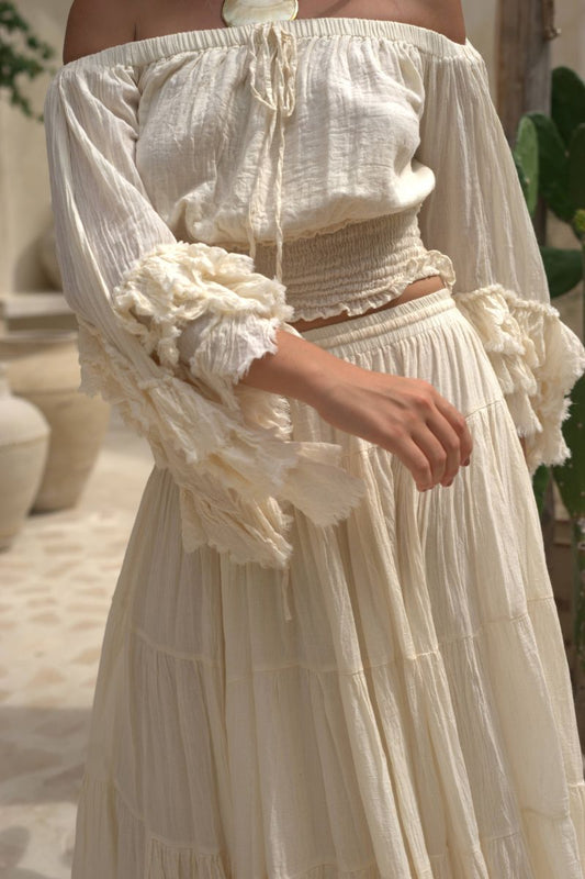 Blusa Crema Emilia