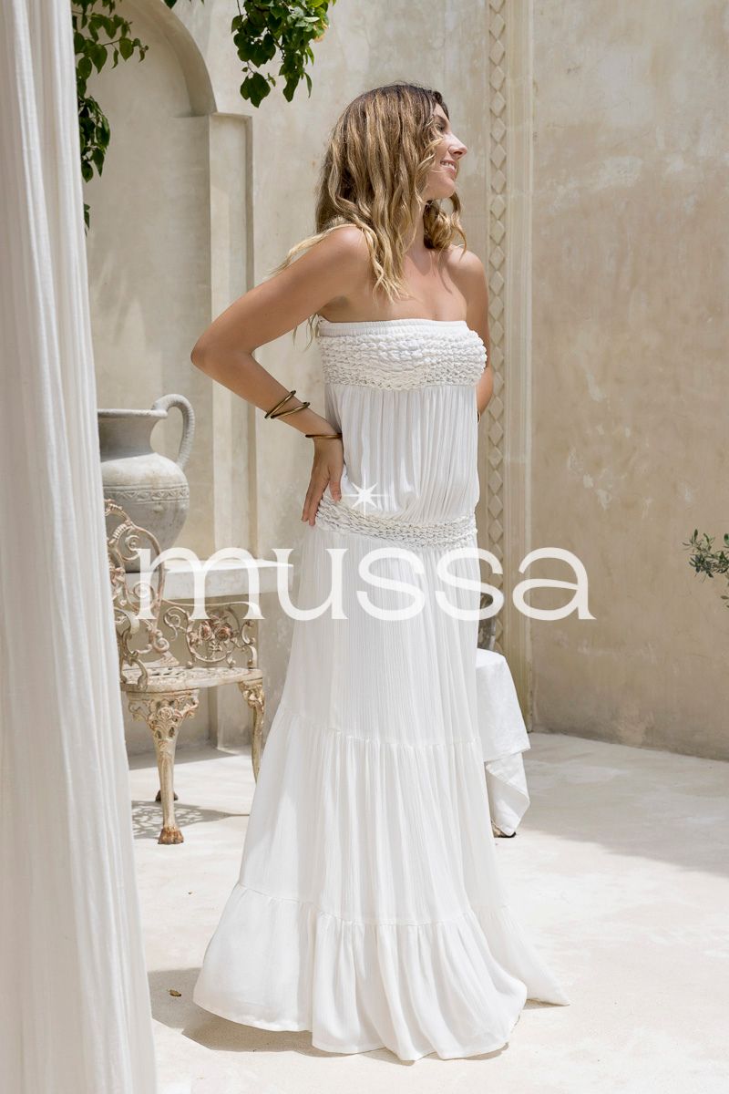 Grecia Blanco Vestido