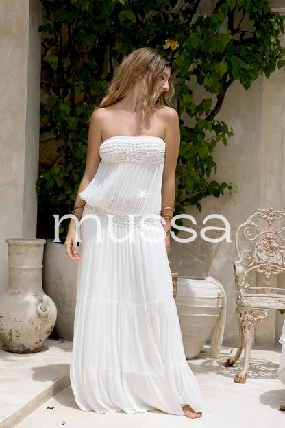 Grecia Blanco Vestido