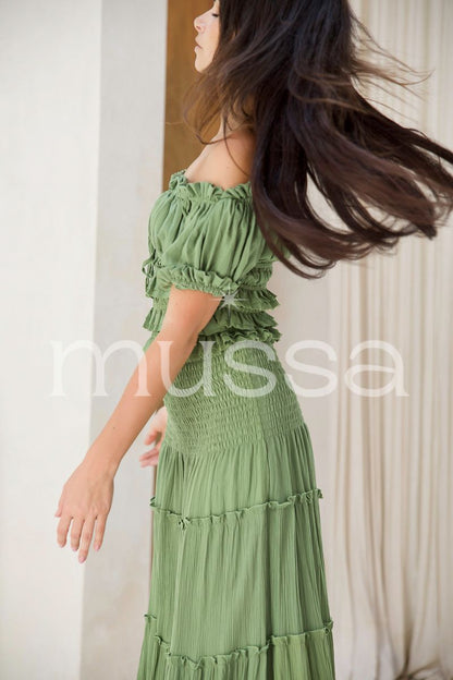 Top Mikono y Falda Wasabi Verde