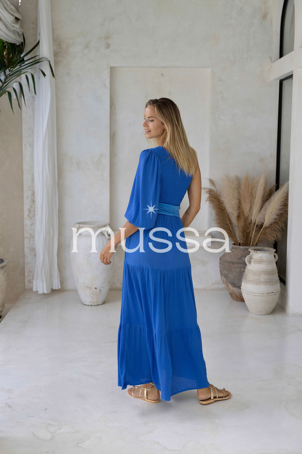 Muska Azul Largo